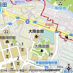 リーガロイヤルホテル東京宿泊予約周辺の地図