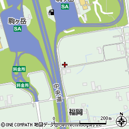 長野県駒ヶ根市赤穂福岡16498-3周辺の地図