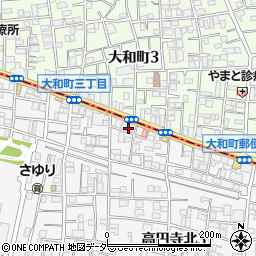 グランドール高円寺北周辺の地図