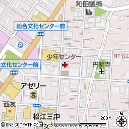 東京　警視庁少年育成課江戸川少年センター周辺の地図