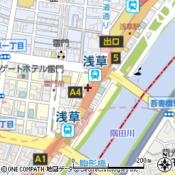 東京都台東区雷門2丁目19周辺の地図