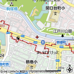 東京都文京区関口1丁目28周辺の地図