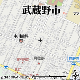 東京都武蔵野市吉祥寺北町1丁目17周辺の地図