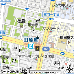 ねじべえ　田原町店周辺の地図