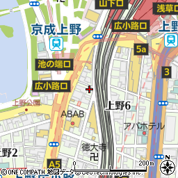 スギ薬局　アメ横店周辺の地図