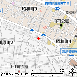 セブンイレブン昭島上川原２丁目店周辺の地図