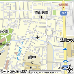 東京都小金井市緑町2丁目14-35周辺の地図