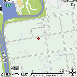 長野県駒ヶ根市赤穂福岡16507-1周辺の地図