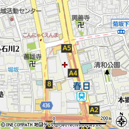 VEGE CHARGER 小石川店周辺の地図