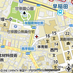 西早稲田歯科周辺の地図