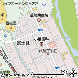 山梨県韮崎市富士見1丁目5周辺の地図