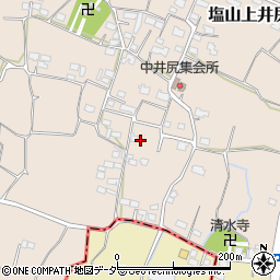 山梨県甲州市塩山上井尻598周辺の地図