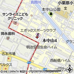 千葉県船橋市本中山4丁目15周辺の地図