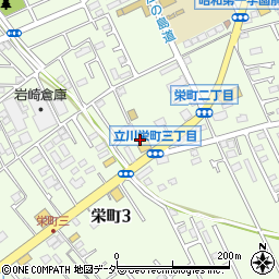 北海道生まれ 和食処とんでん 立川栄町店周辺の地図