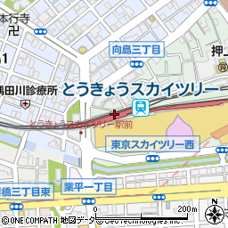 とうきょうスカイツリー駅 東京都墨田区 駅 路線図から地図を検索 マピオン