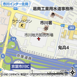 株式会社市川ヤマクニ周辺の地図