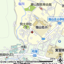 山梨県甲州市塩山千野3448周辺の地図