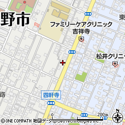 東京都武蔵野市吉祥寺北町1丁目5周辺の地図