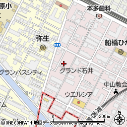 千葉県船橋市二子町555-6周辺の地図