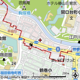 東京都文京区関口1丁目29周辺の地図