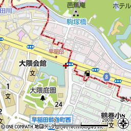 ＰＡＲＫＩＮＧ－Ｊ早稲田駐車場周辺の地図