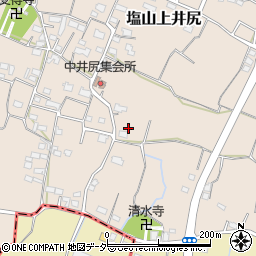 山梨県甲州市塩山上井尻566周辺の地図