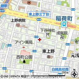 株式会社ルームケア上野周辺の地図