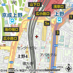 もつ焼 大統領 支店周辺の地図