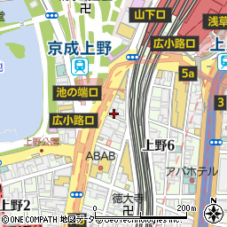 日拓上野ビル周辺の地図