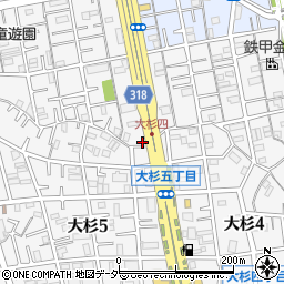東京都江戸川区大杉5丁目32-21周辺の地図