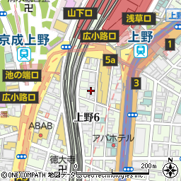 サイバースパーク上野店周辺の地図