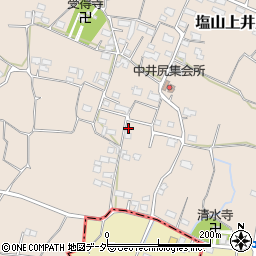 山梨県甲州市塩山上井尻597周辺の地図