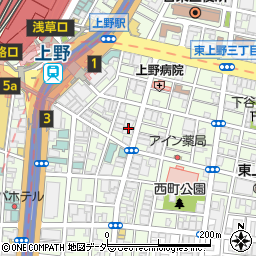 富士通オープンカレッジ上野校周辺の地図