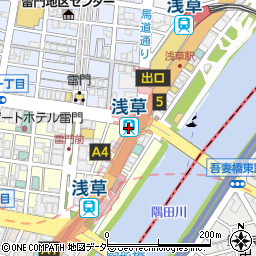浅草駅 東京都台東区 駅 路線図から地図を検索 マピオン