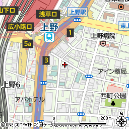 東上野Ｌスタジオ周辺の地図