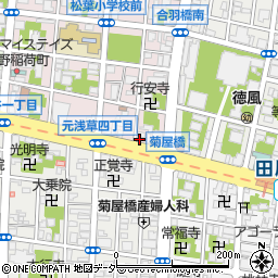 東京都台東区松が谷1丁目1-3周辺の地図
