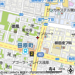 オリジンデリカ　田原町店周辺の地図