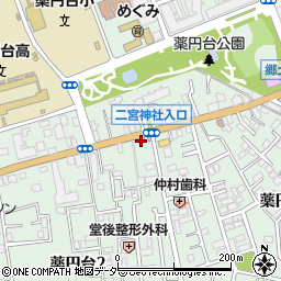 伝丸船橋薬円台店周辺の地図
