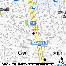 東京都江戸川区大杉5丁目32-23周辺の地図
