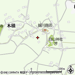 千葉県匝瑳市木積周辺の地図