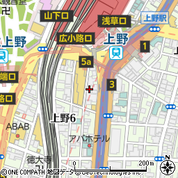 Ｄ・Ｂ上野３周辺の地図