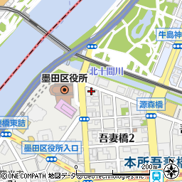 深誠商事株式会社　墨田営業所周辺の地図