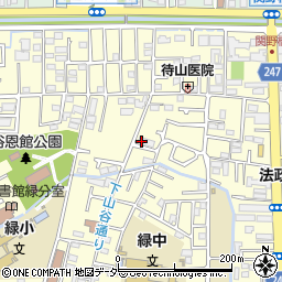 東京都小金井市緑町2丁目14-15周辺の地図