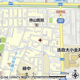 東京都小金井市緑町2丁目14-33周辺の地図