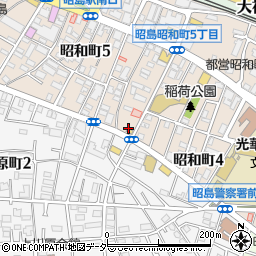江川亭 昭島店周辺の地図