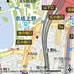 TCB東京中央美容外科　上野院周辺の地図