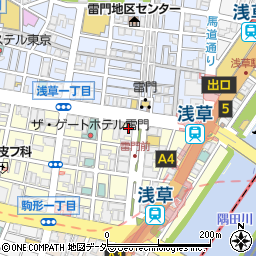 三井住友銀行浅草支店 ＡＴＭ周辺の地図