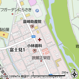 山梨県韮崎市富士見1丁目9周辺の地図