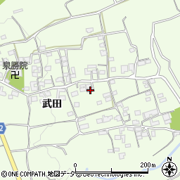 山梨県韮崎市神山町武田621周辺の地図
