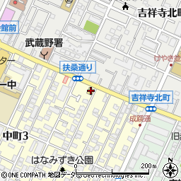 セブンイレブン吉祥寺中町店周辺の地図